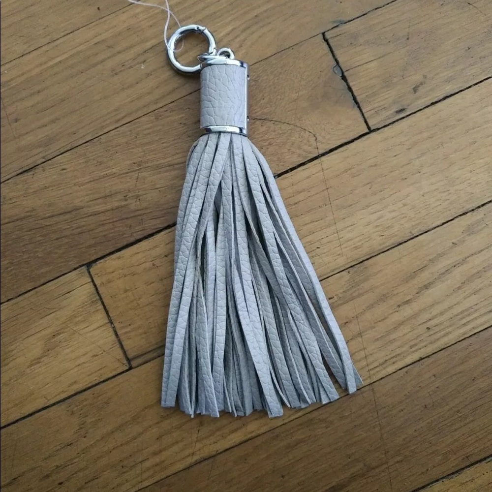 Michael Kors leather tassel